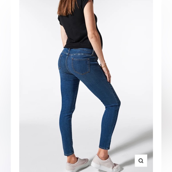 BLANQI DENIM Maternity Belly Support Skinny Jeans Medium Wash Size 10 - Picture 9 of 9